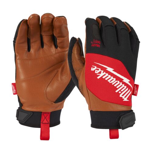Hybrid Leather Gloves - 7/S - 1pc - Hybrid lederen werkhandschoenen