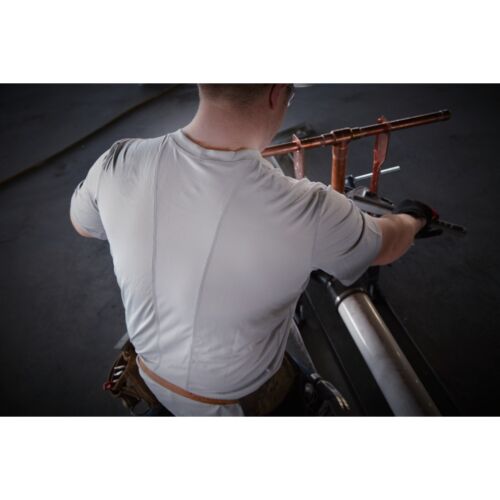 WWSSG (XXL) - WORKSKIN lichtgewicht shirt met korte mouwen - grijs