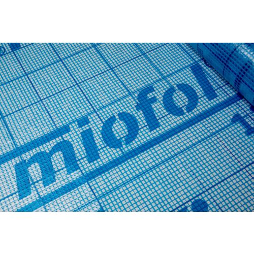 Miofol 125 G blauw 260 cm. x 50 m1 lang ( =130 m² )