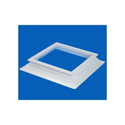 Lichtkoepel dm. 40x40 mm. PVC opstand 16/20 EP 560x560 mm