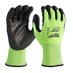 Hi-Vis Cut C Gloves - 10/XL - 1pc - Hi-vis Cut C Handschoenen