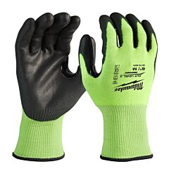 Hi-Vis Cut C Gloves - 7/S - 1pc - Hi-vis Cut C Handschoenen