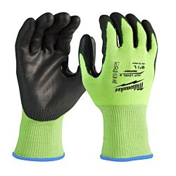Hi-Vis Cut B Gloves - 10/XL - 1pc - Hi-Vis Cut B Handschoenen