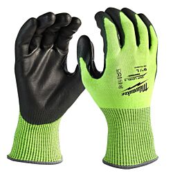 Hi-Vis Cut D Gloves - 10/XL - 1pc - Hi-Vis Cut D Handschoenen