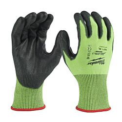 Hi-Vis Cut E Gloves -10/XL -1pc - Hi-Vis Cut E Gloves