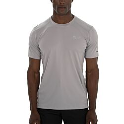 WWSSG (L) - WORKSKIN lichtgewicht shirt met korte mouwen - grijs